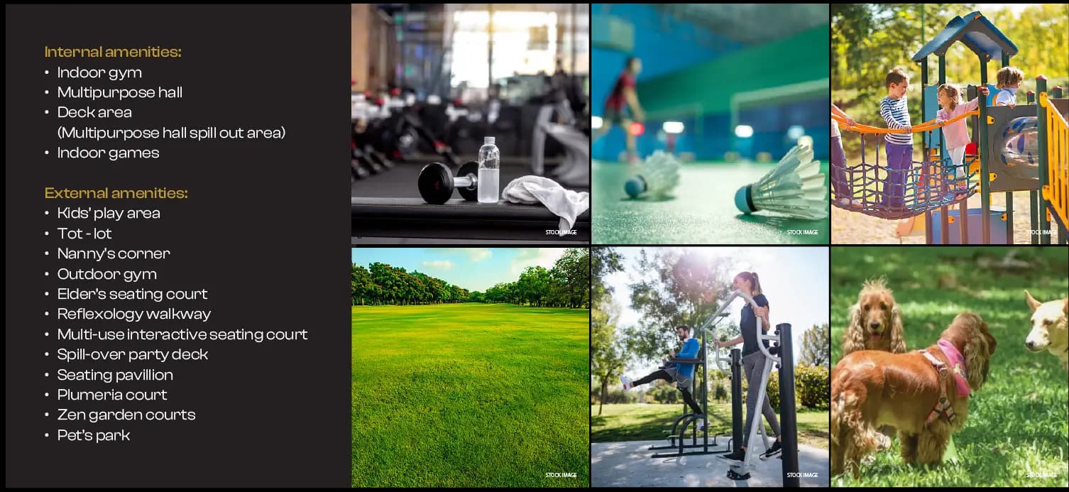 Brigade Ebony modern amenities like clubhouse, swimming pool and gym in Bangalore