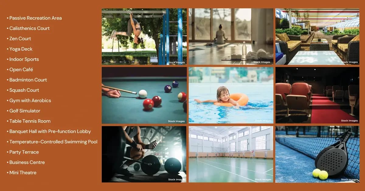 Brigade Stellaris modern amenities like clubhouse, swimming pool and gym in Bangalore
