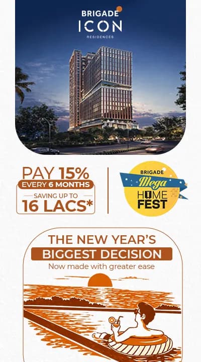 Brigade Icon premium residential project in Mount Road,Chennai Bangalore